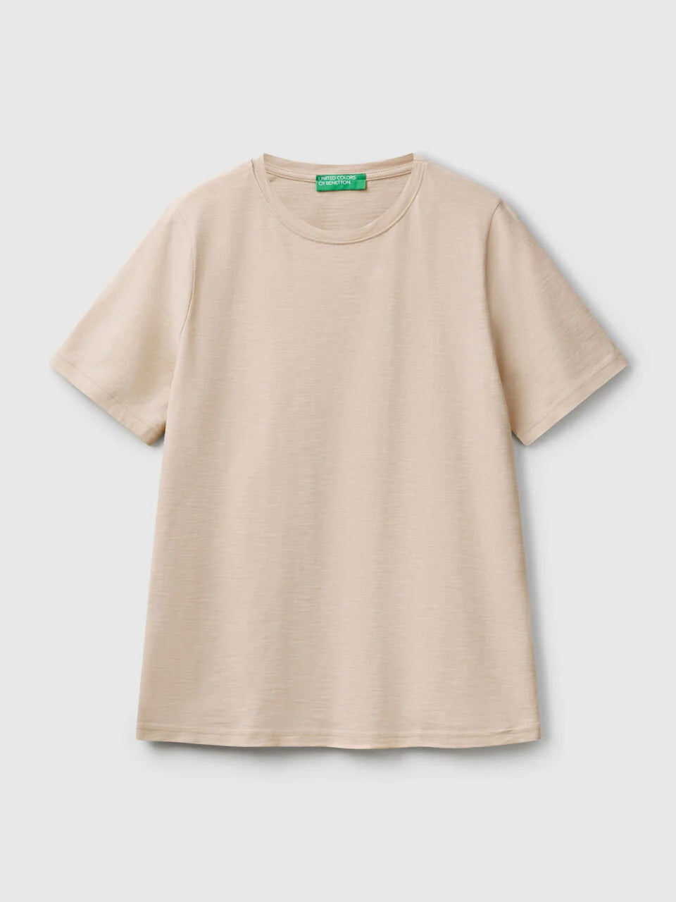 CREW NECK T-SHIRT IN SLUB COTTON