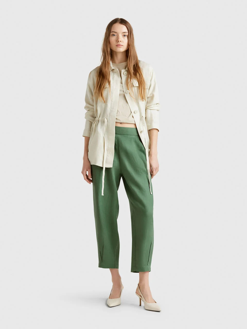 SOFT TROUSERS IN PURE LINEN