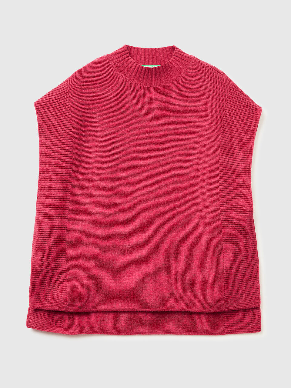 TURTLENECK VEST IN WOOL BLEND