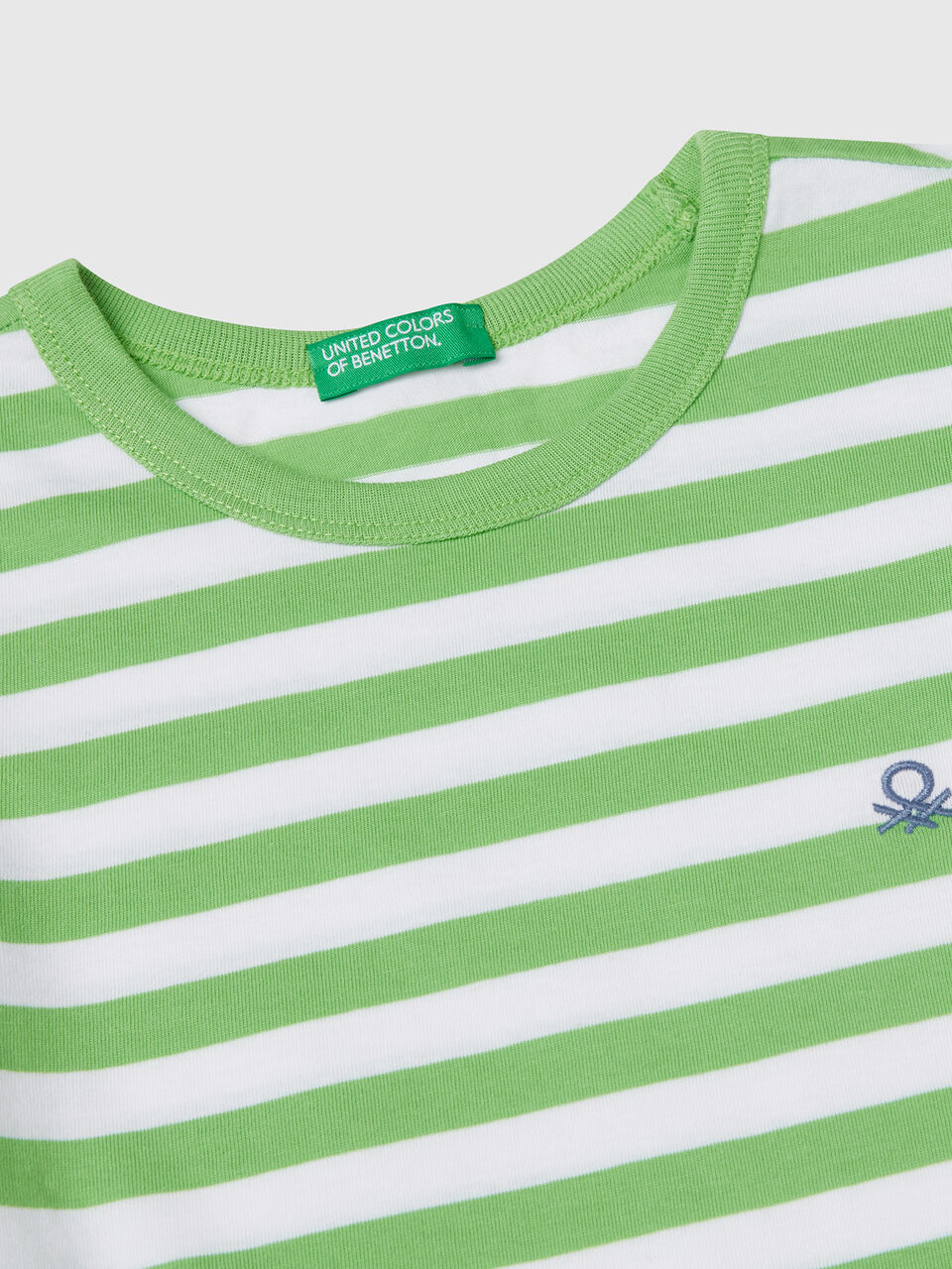 100% COTTON STRIPED T-SHIRT