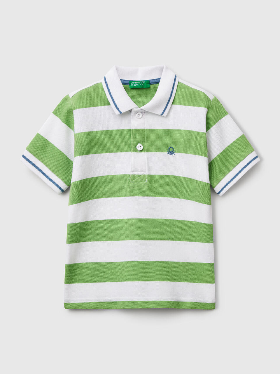 STRIPED SHORT SLEEVE POLO SHIRT