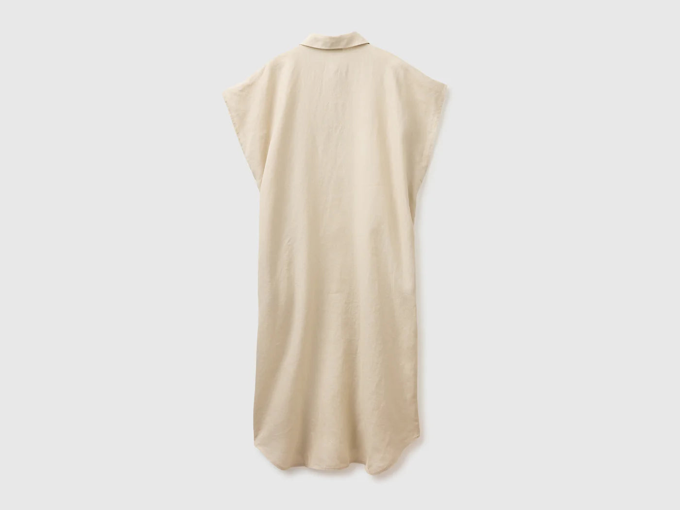 PURE LINEN MIDI DRESS