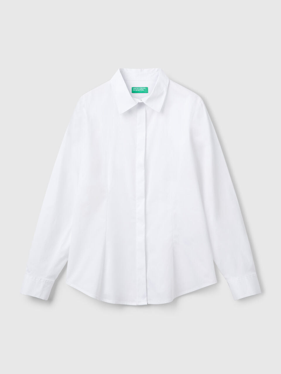 SHIRT IN STRETCH COTTON BLEND