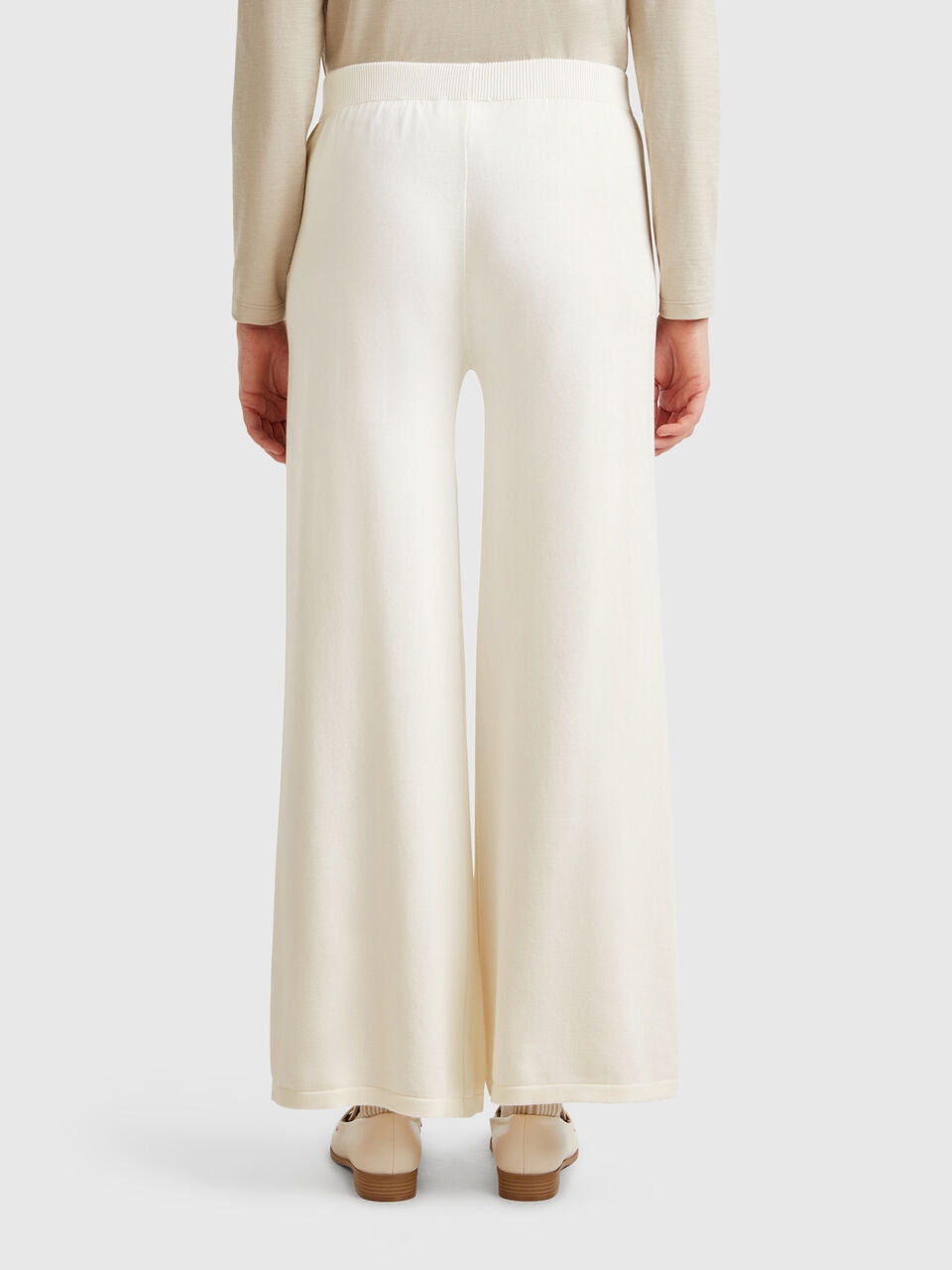 WIDE KNIT TROUSERS