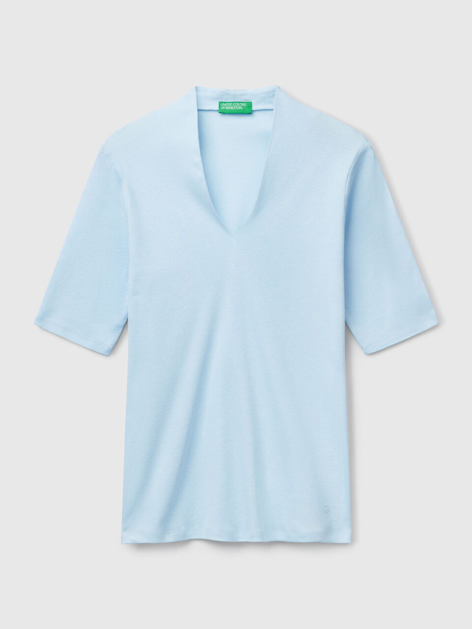 SLIM FIT T-SHIRT IN LONG FIBER COTTON
