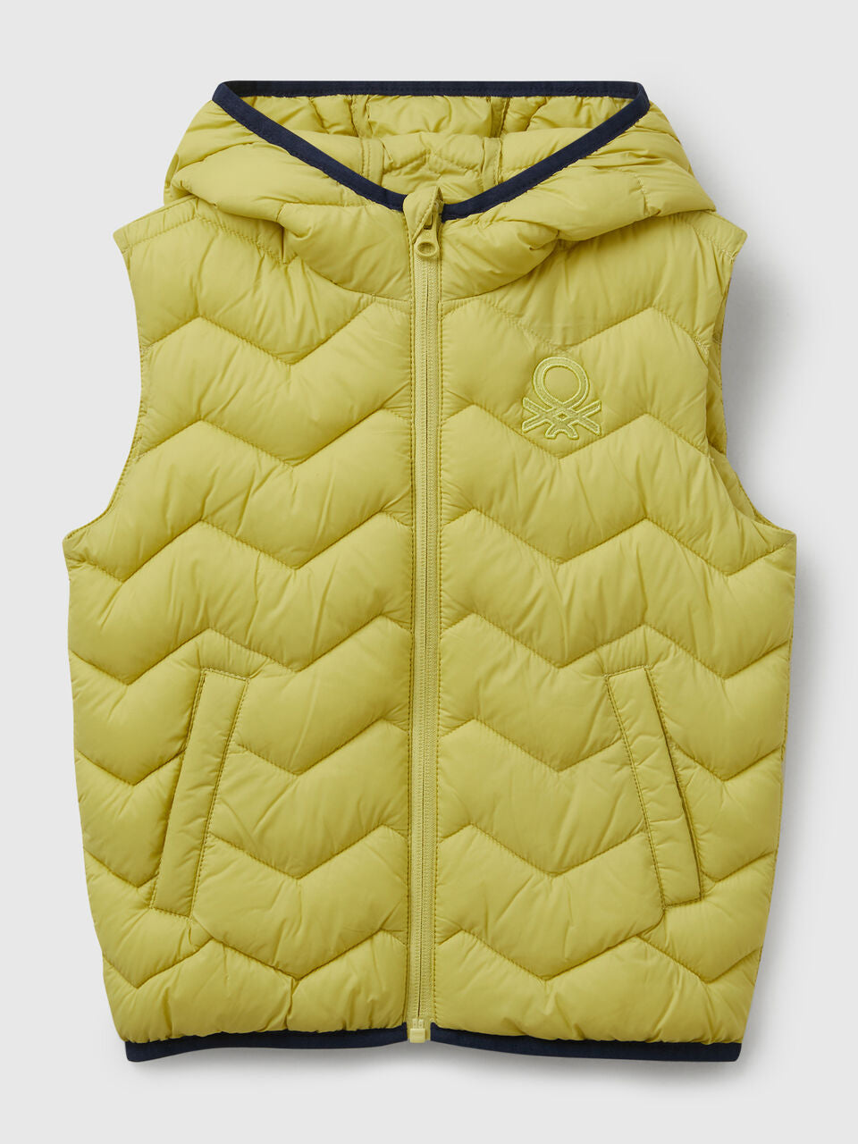 PADDED VEST WITH HOOD
