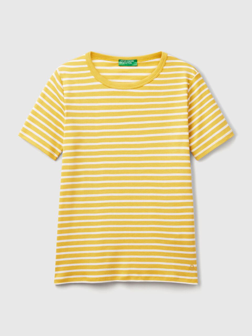 CREW NECK STRIPED T-SHIRT