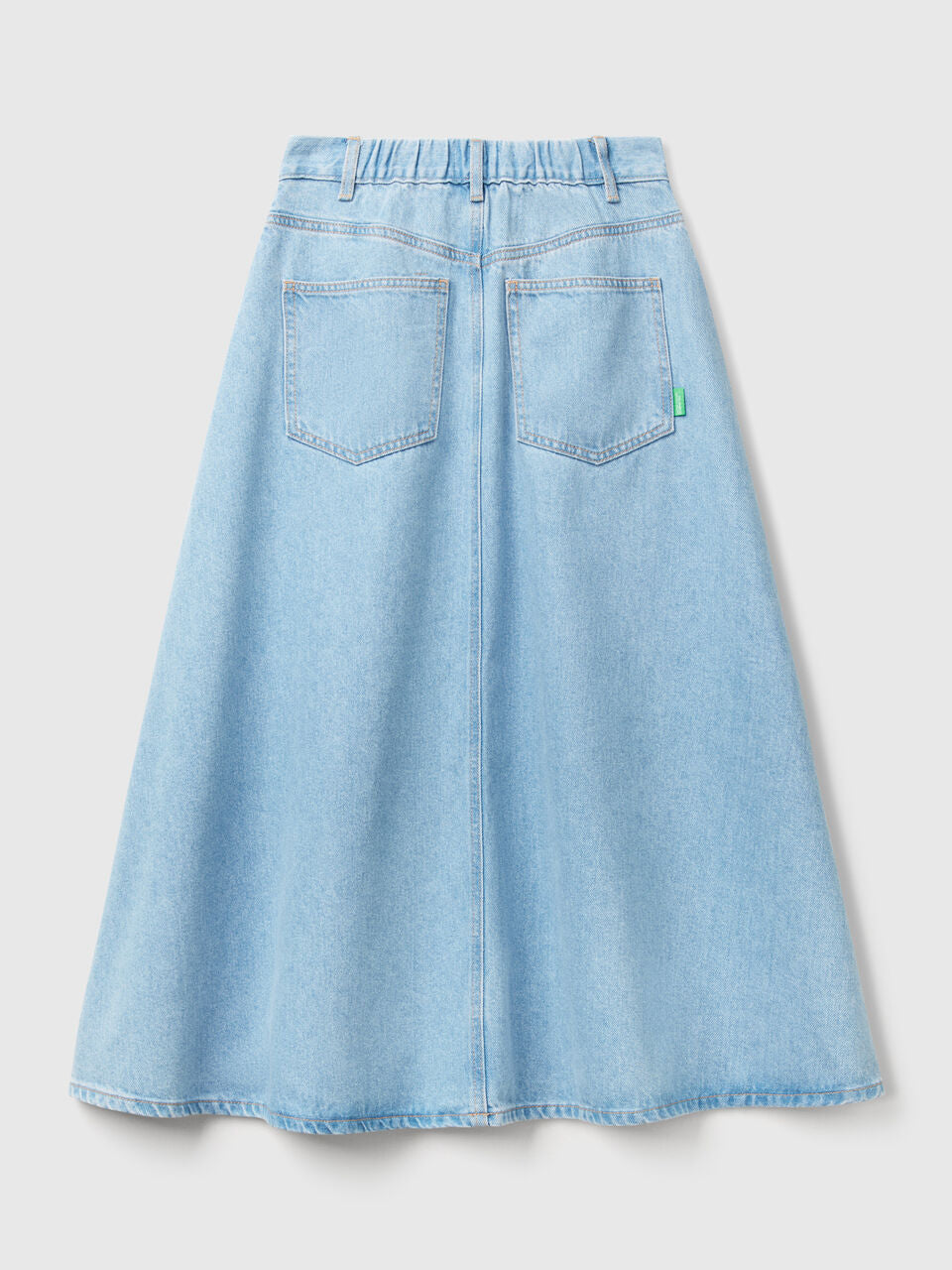 FLARED JEAN SKIRT