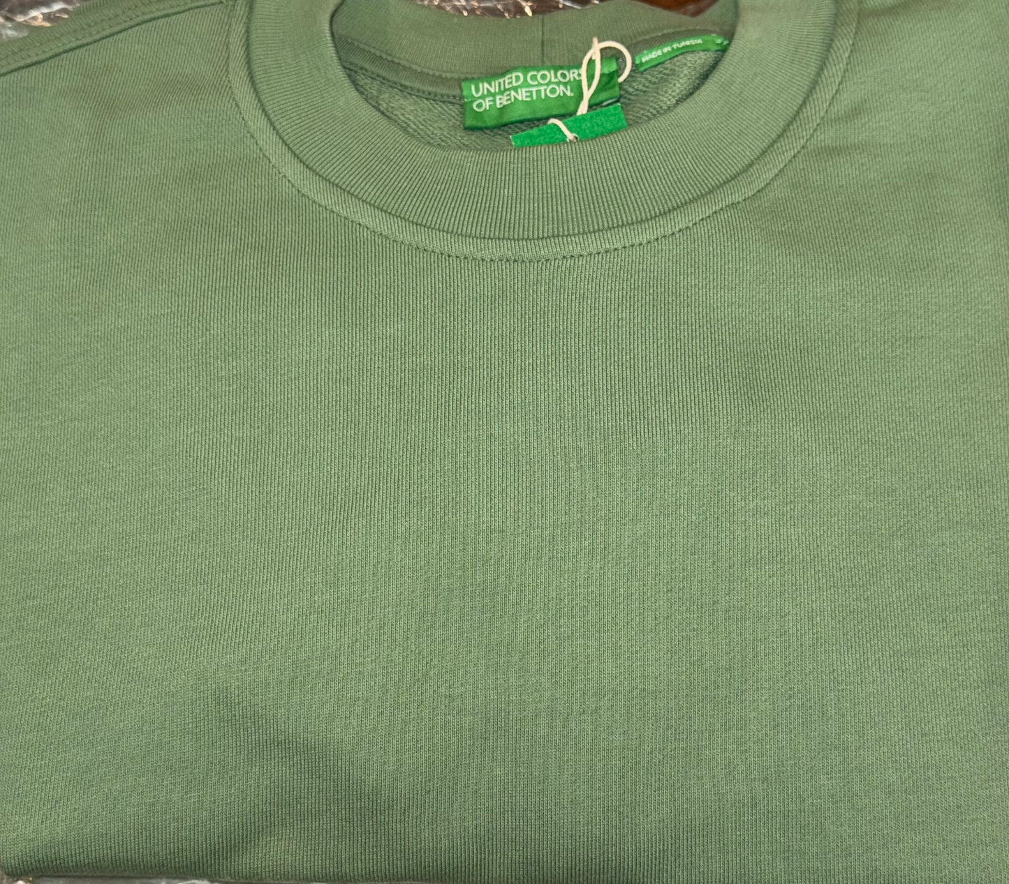100% COTTON SWEATSHIRT WITH LOGO PRINT