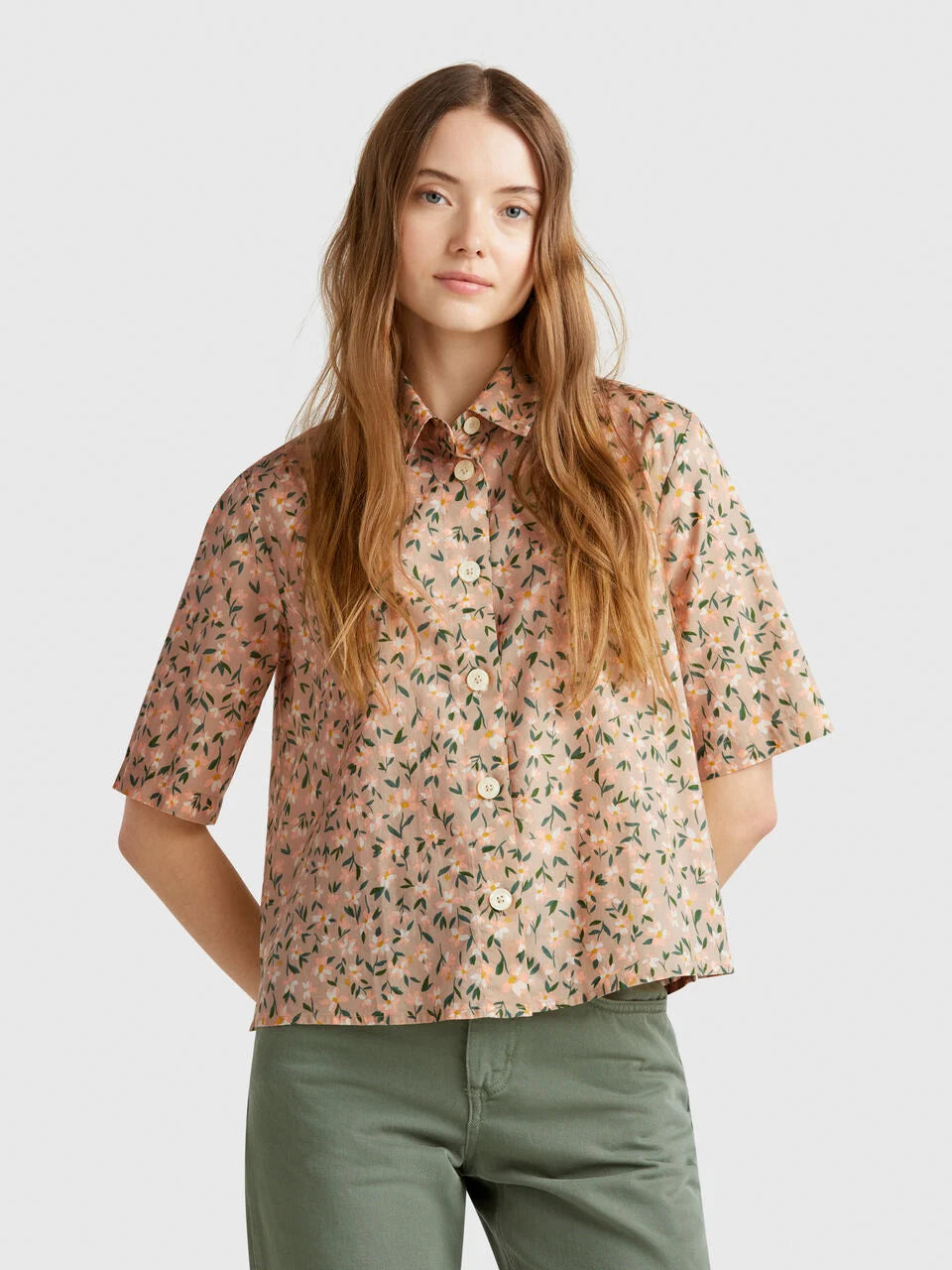 PATTERNED SHIRT IN LIGHTWEIGHT COTTON