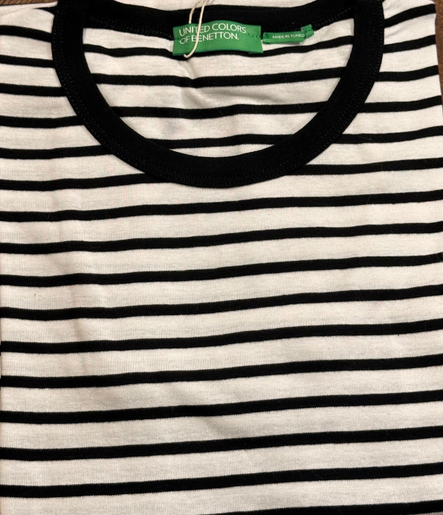 CREW NECK STRIPED T-SHIRT