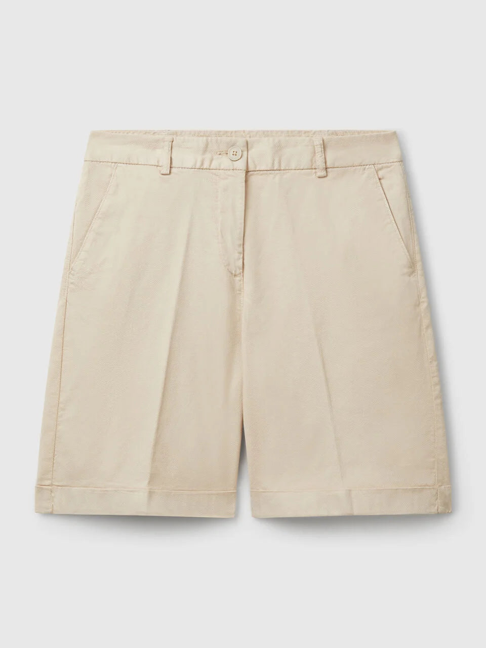 BERMUDAS WITH CUFF IN STRETCH COTTON