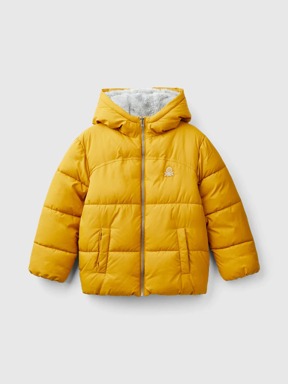 PADDED JACKET WITH TEDDY INTERIOR