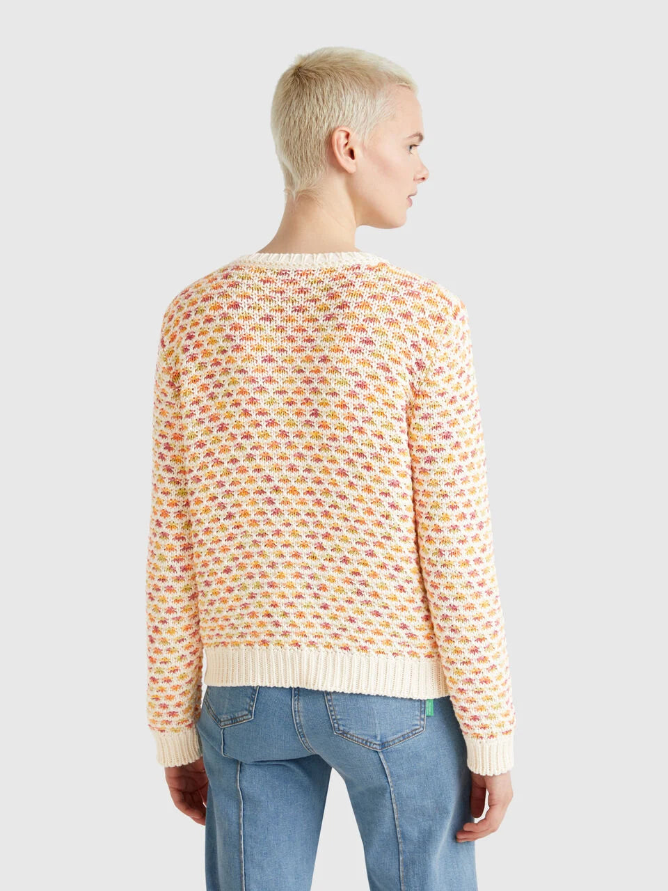 REVERSIBLE SWEATER IN COTTON BLEND