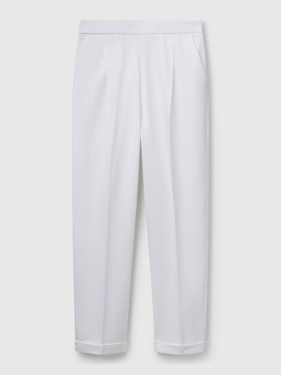 STRETCH COTTON TROUSERS