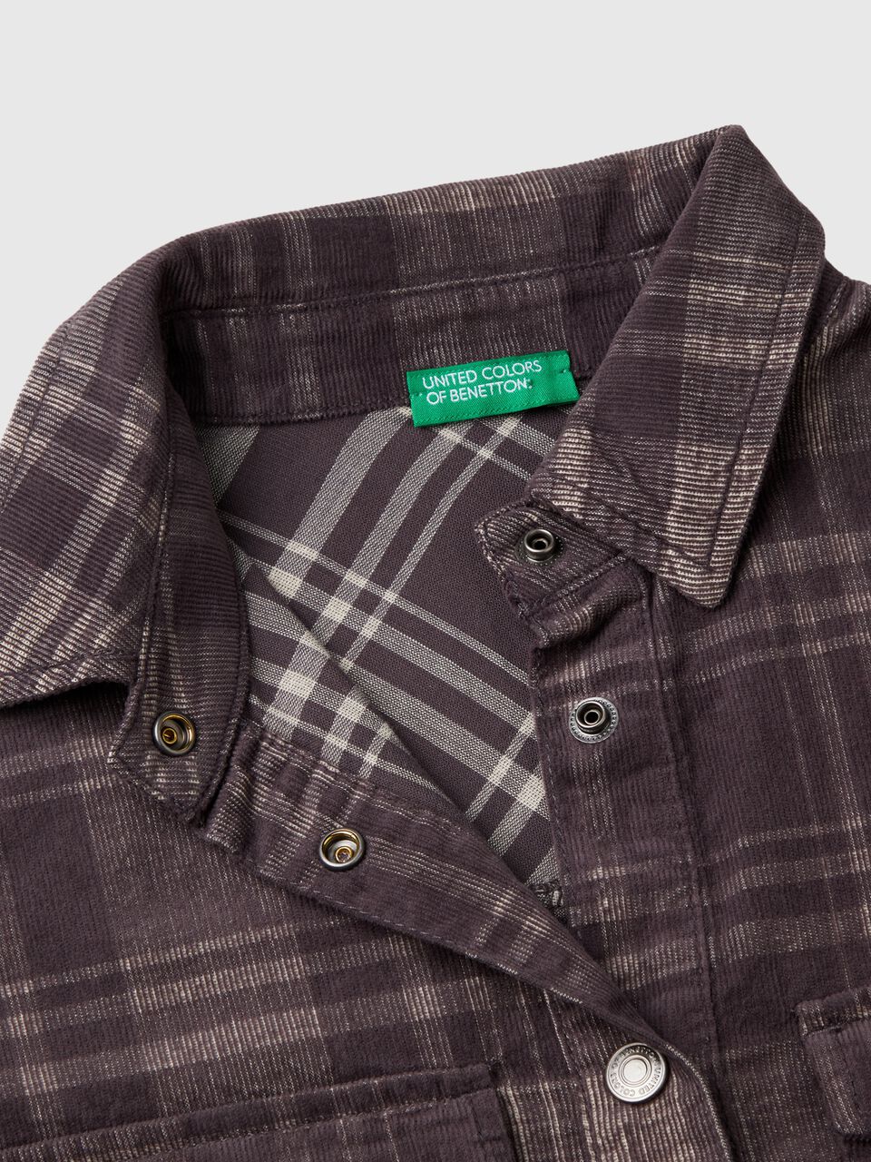 VELVET TARTAN SHIRT