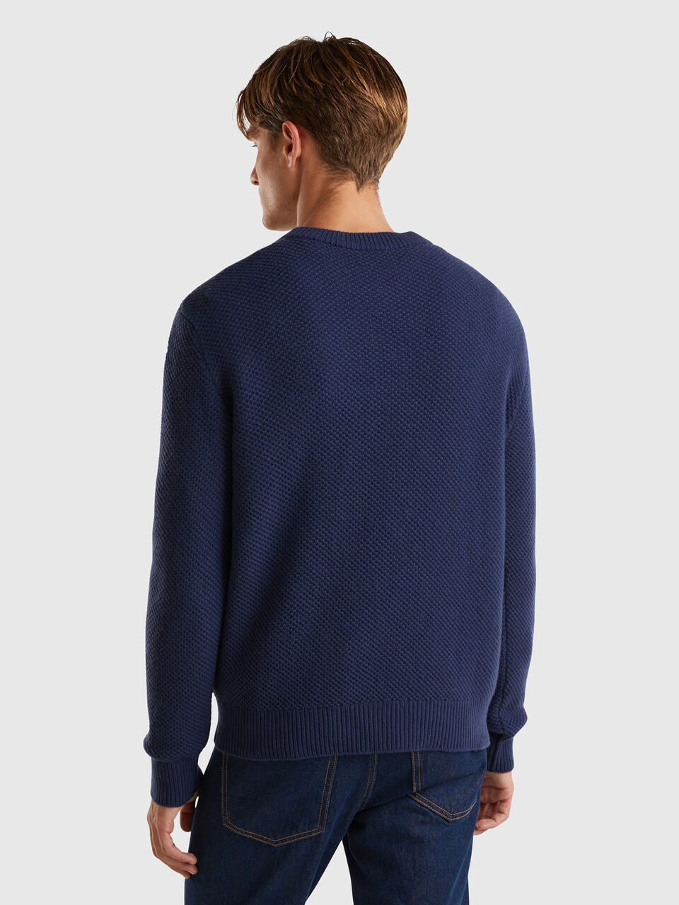 CREW NECK SWEATER IN WOOL BLEND