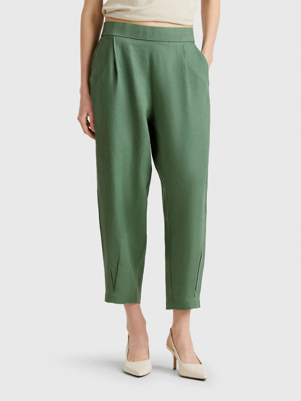 SOFT TROUSERS IN PURE LINEN
