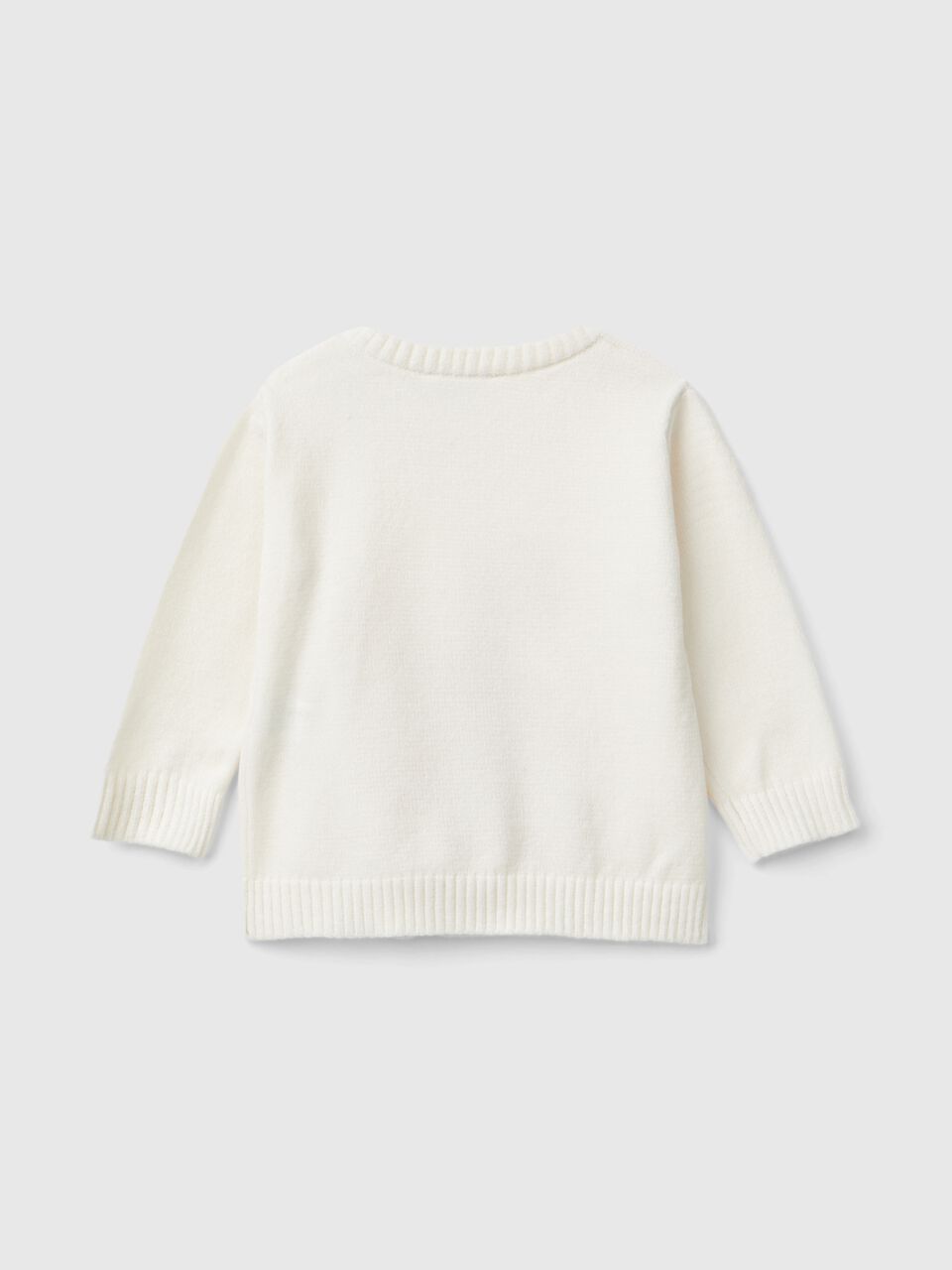 SWEATER WITH BUNNY INLAY