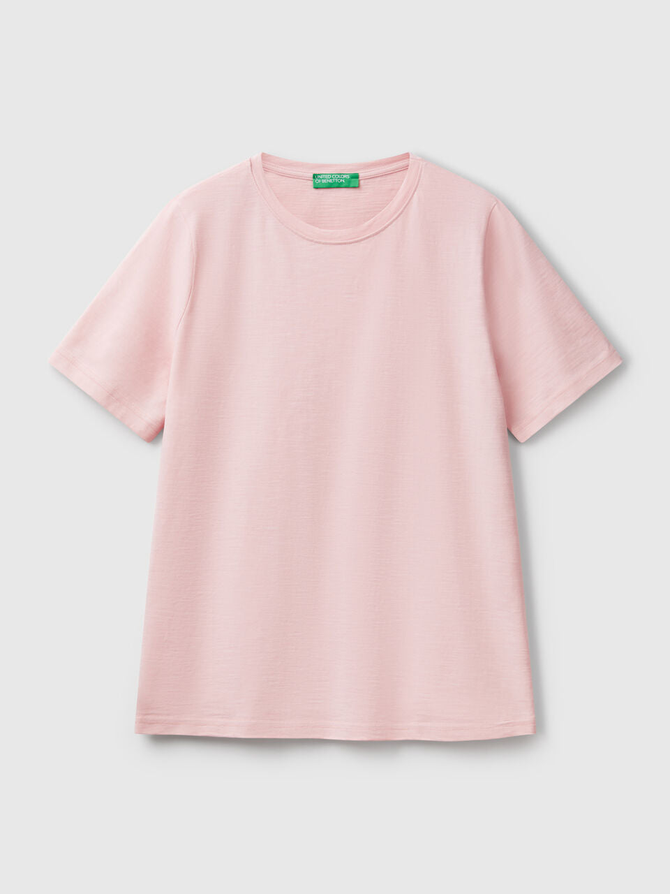CREW NECK T-SHIRT IN SLUB COTTON