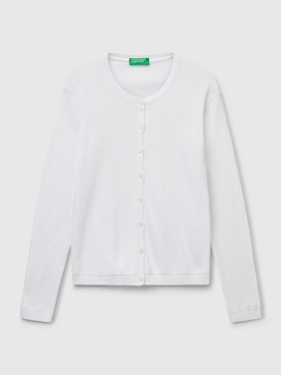 BEIGE 100% COTTON CARDIGAN