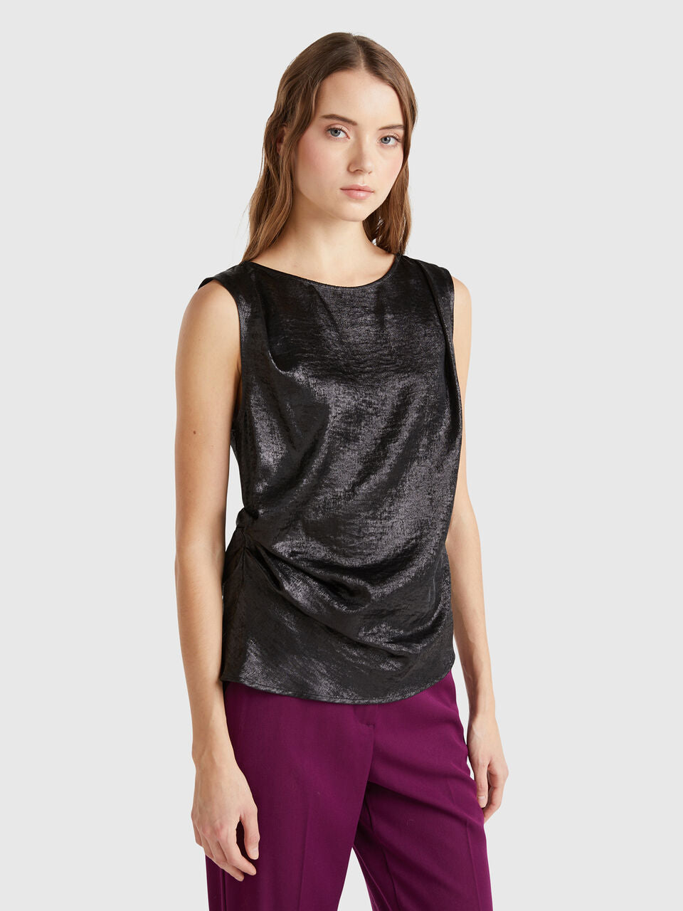 SATIN TOP