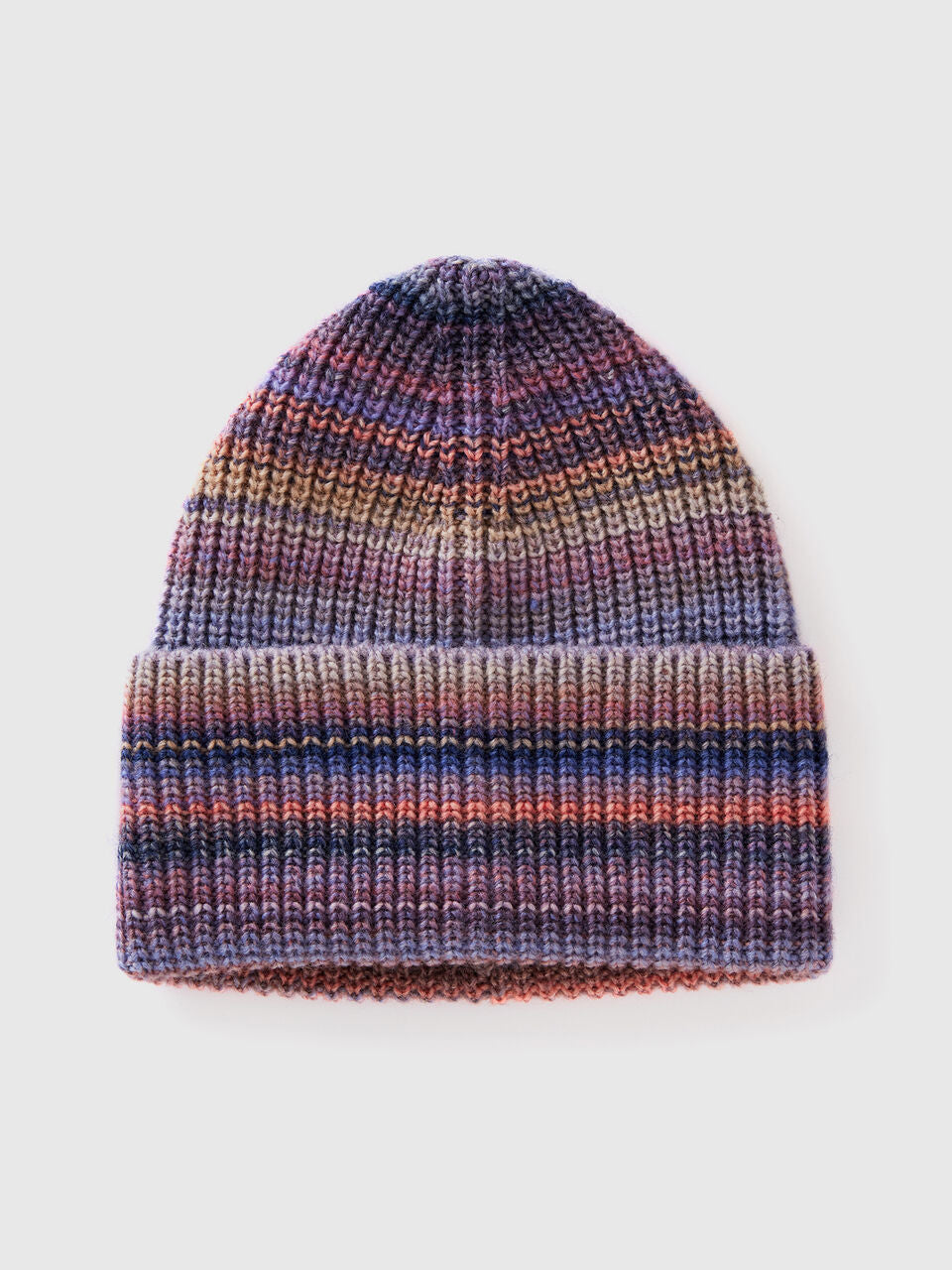 HAT IN MULTICOLORED WOOL BLEND