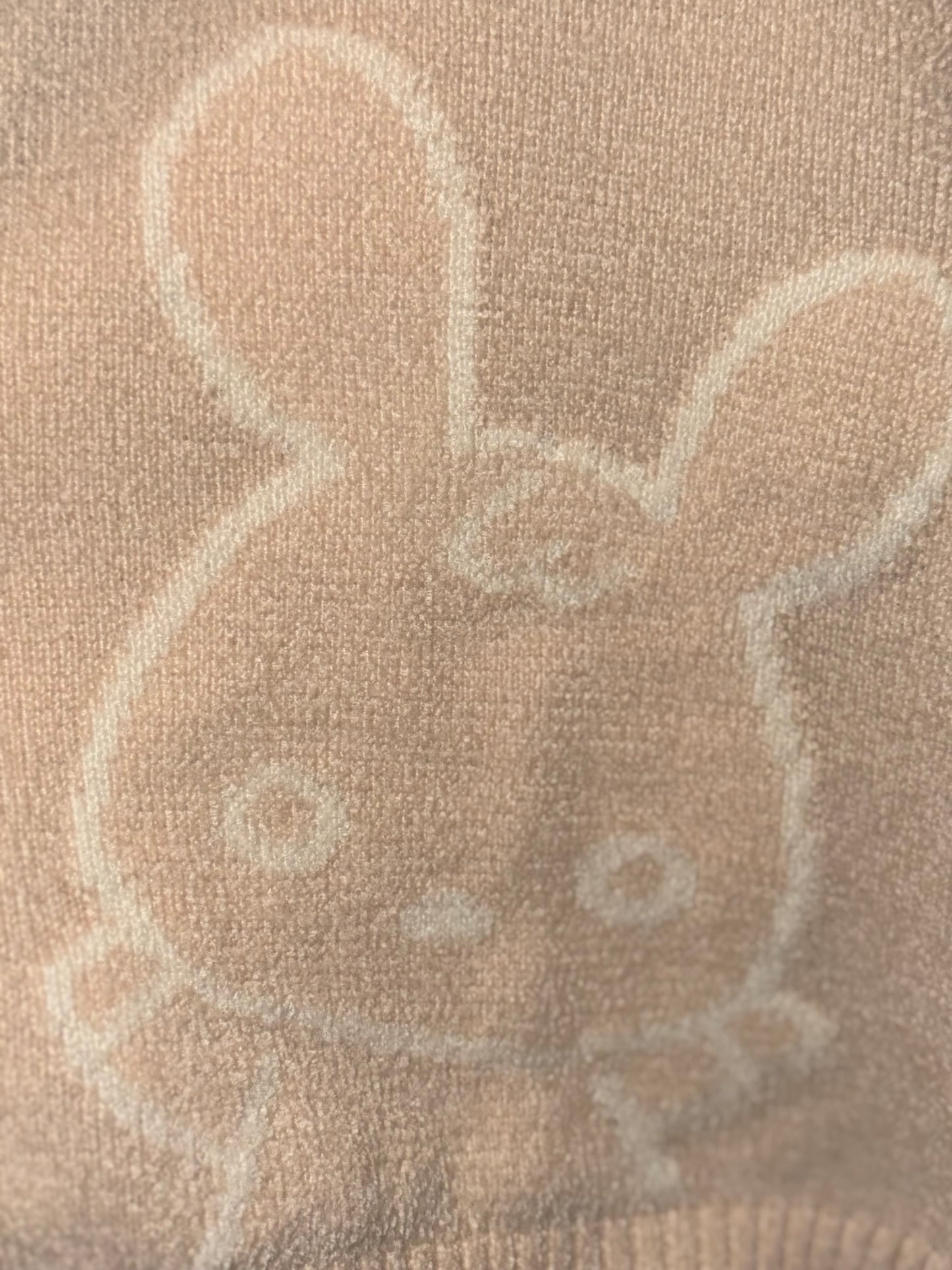 SWEATER WITH BUNNY INLAY