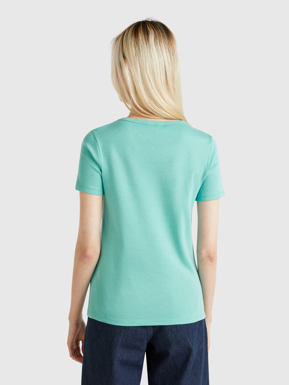 T-SHIRT IN 100% COTTON WITH GLITTER PRINT LOGO