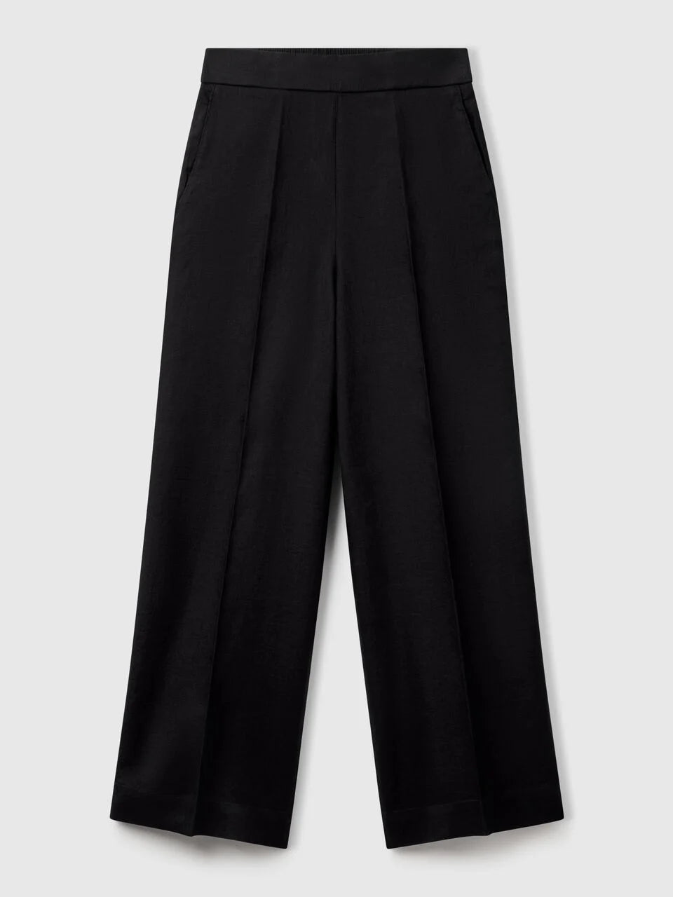 PALAZZO TROUSERS IN 100% LINEN