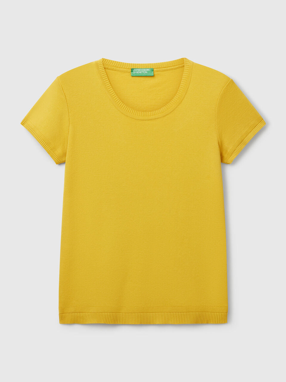 SHORT SLEEVE SWEATER IN 100% COTTON