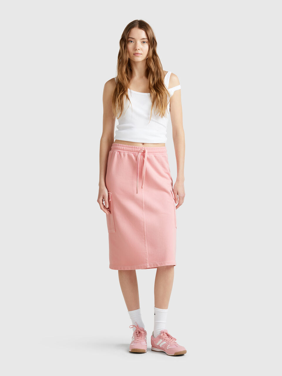 SWEAT CARGO SKIRT