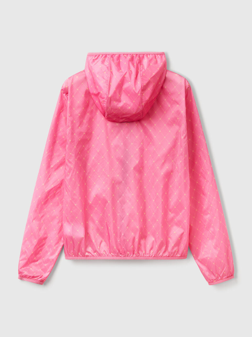 NYLON JACKET WITH PRINTED LOGO