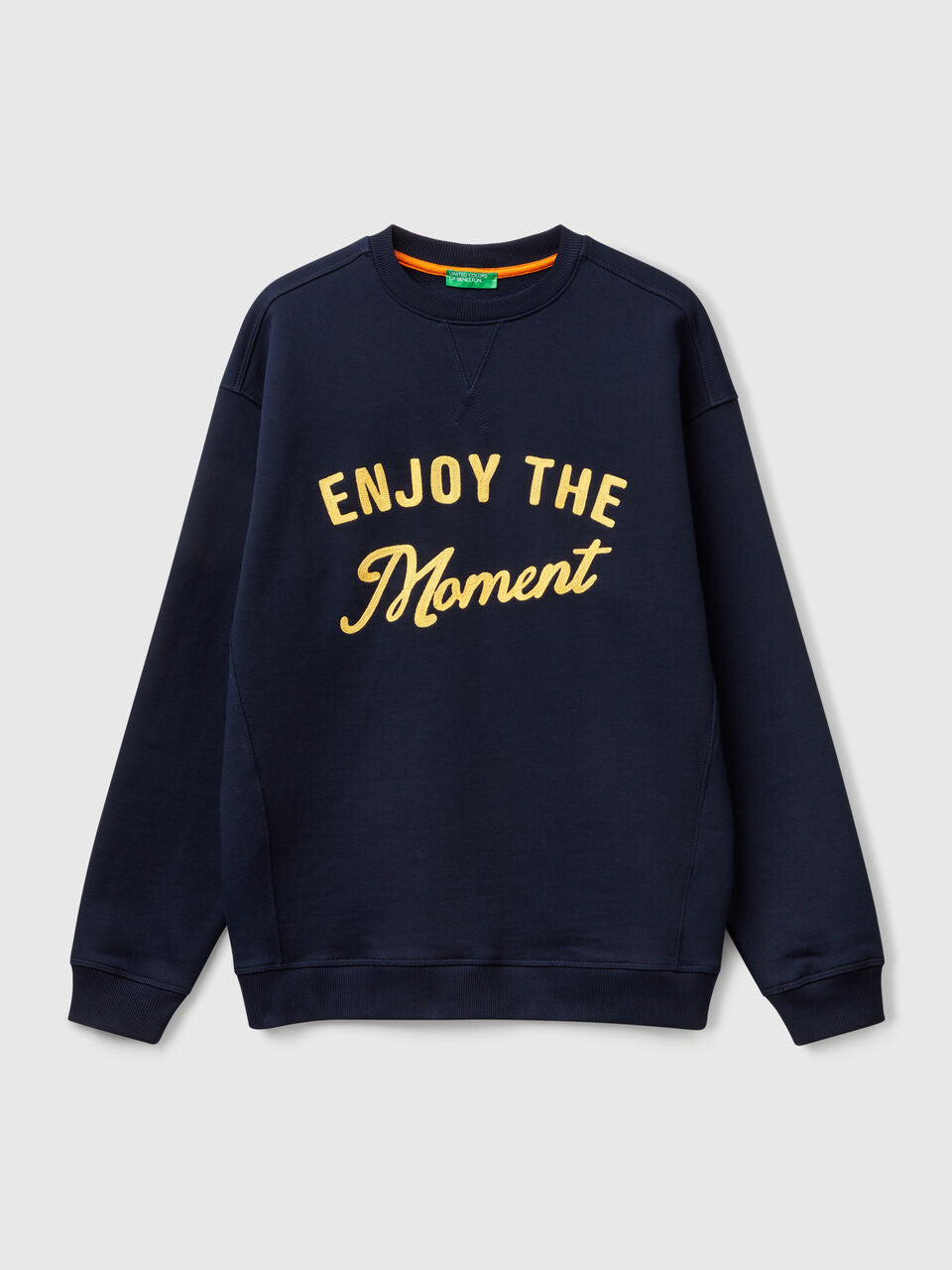 100% COTTON SWEATSHIRT WITH EMBROIDERY