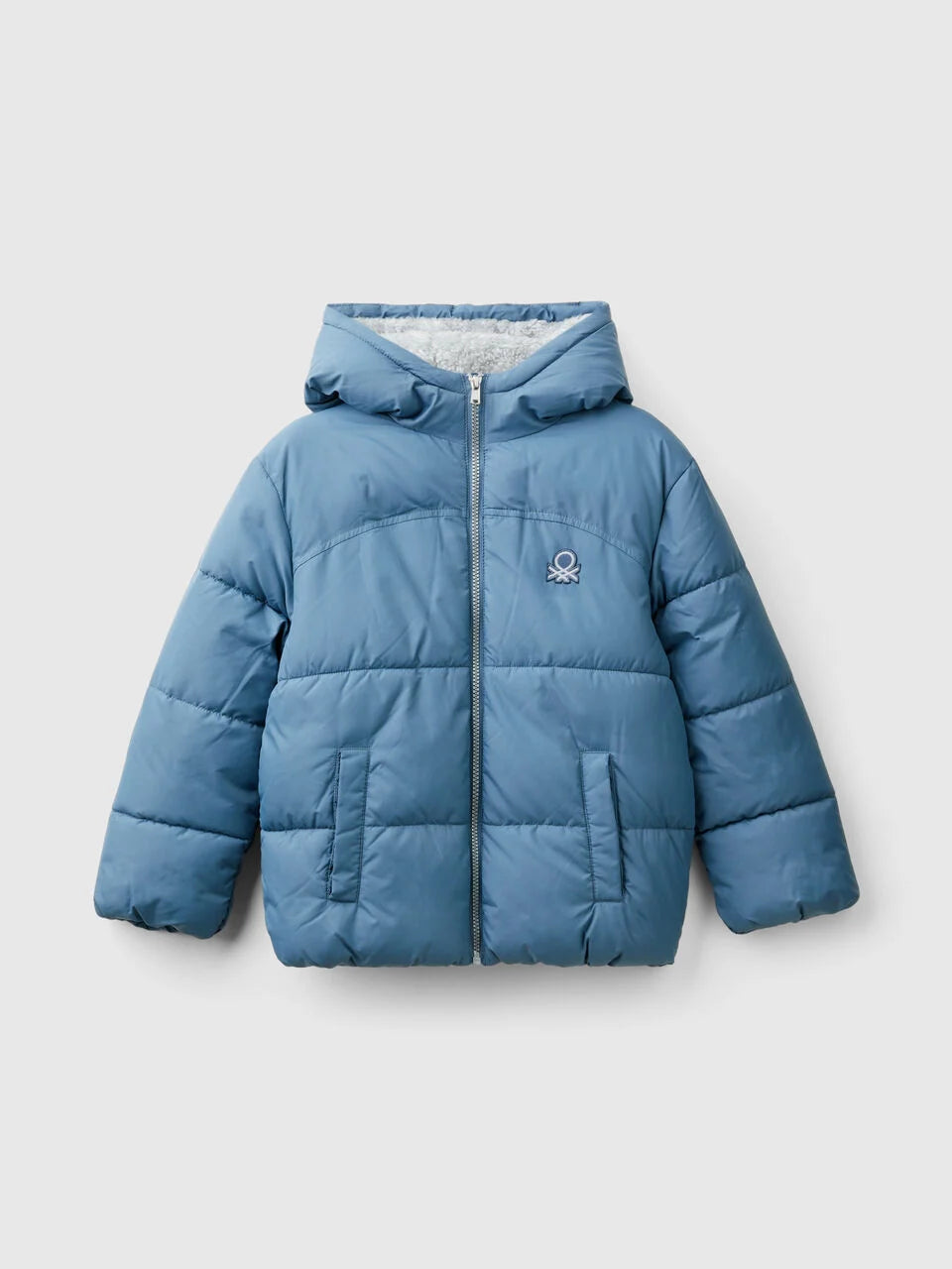 PADDED JACKET WITH TEDDY INTERIOR