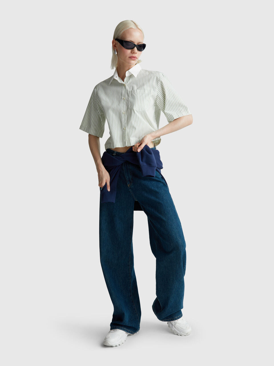 STRIPED SHIRT IN PURE COTTON
