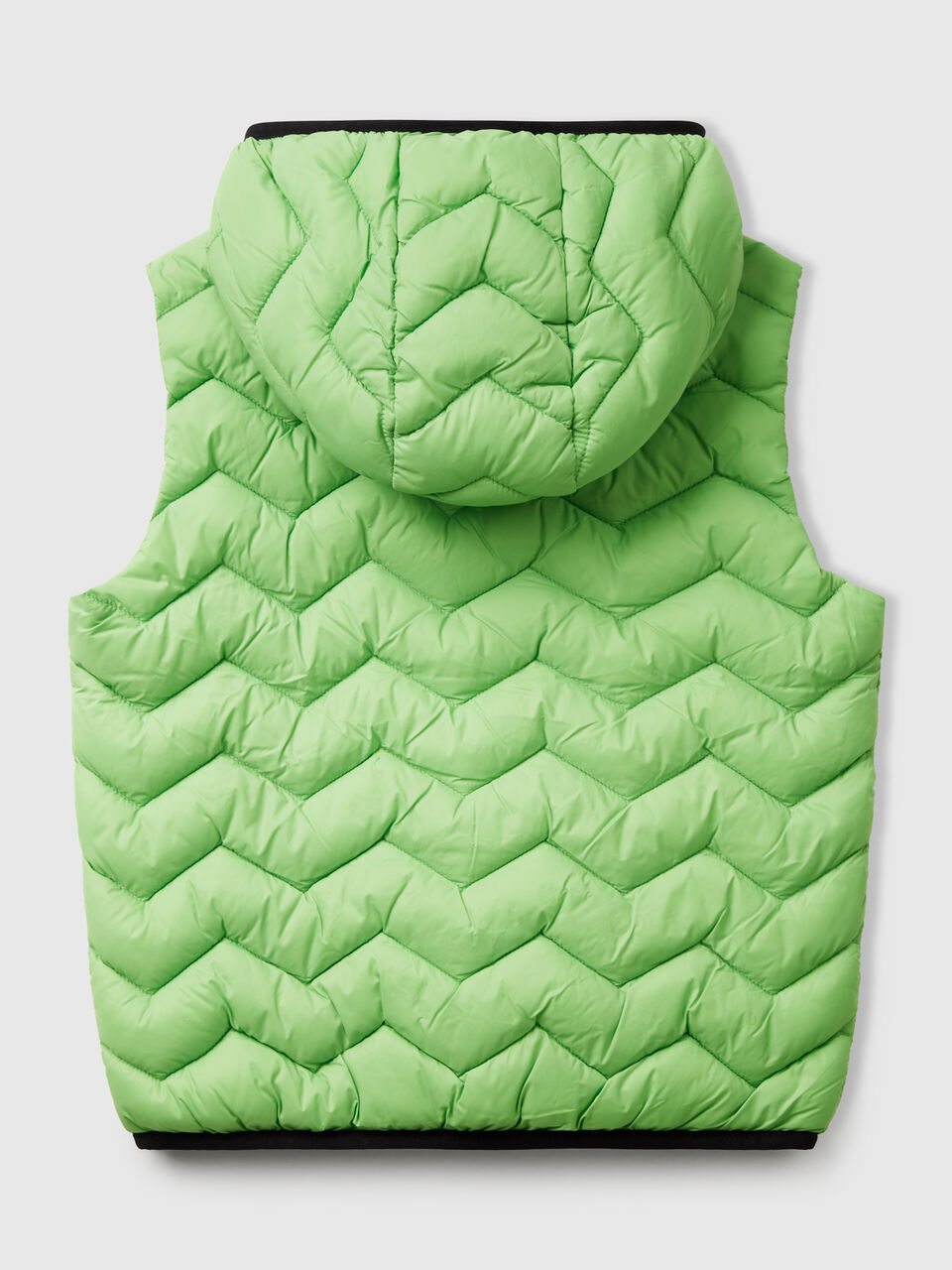 PADDED VEST WITH HOOD