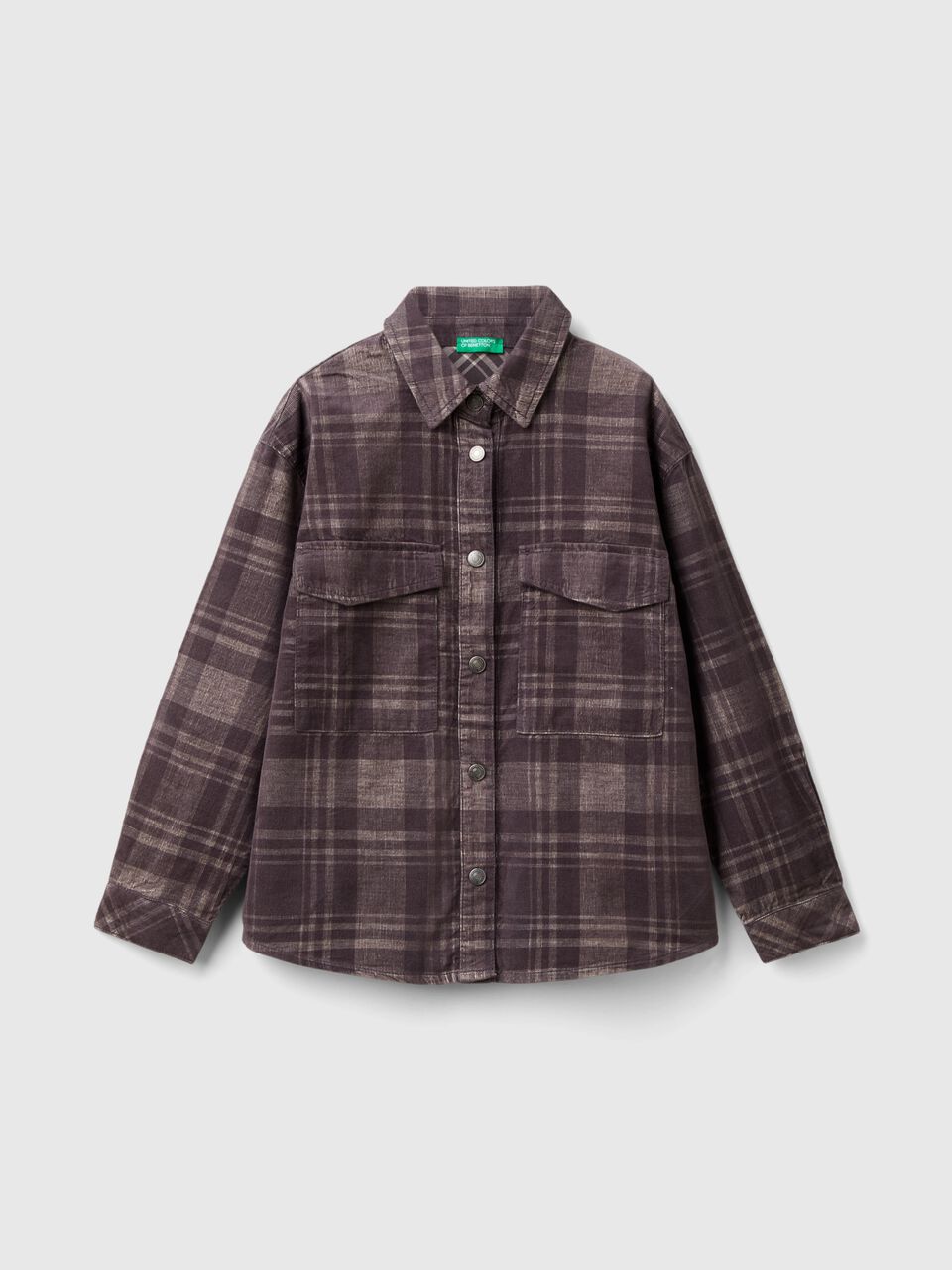VELVET TARTAN SHIRT