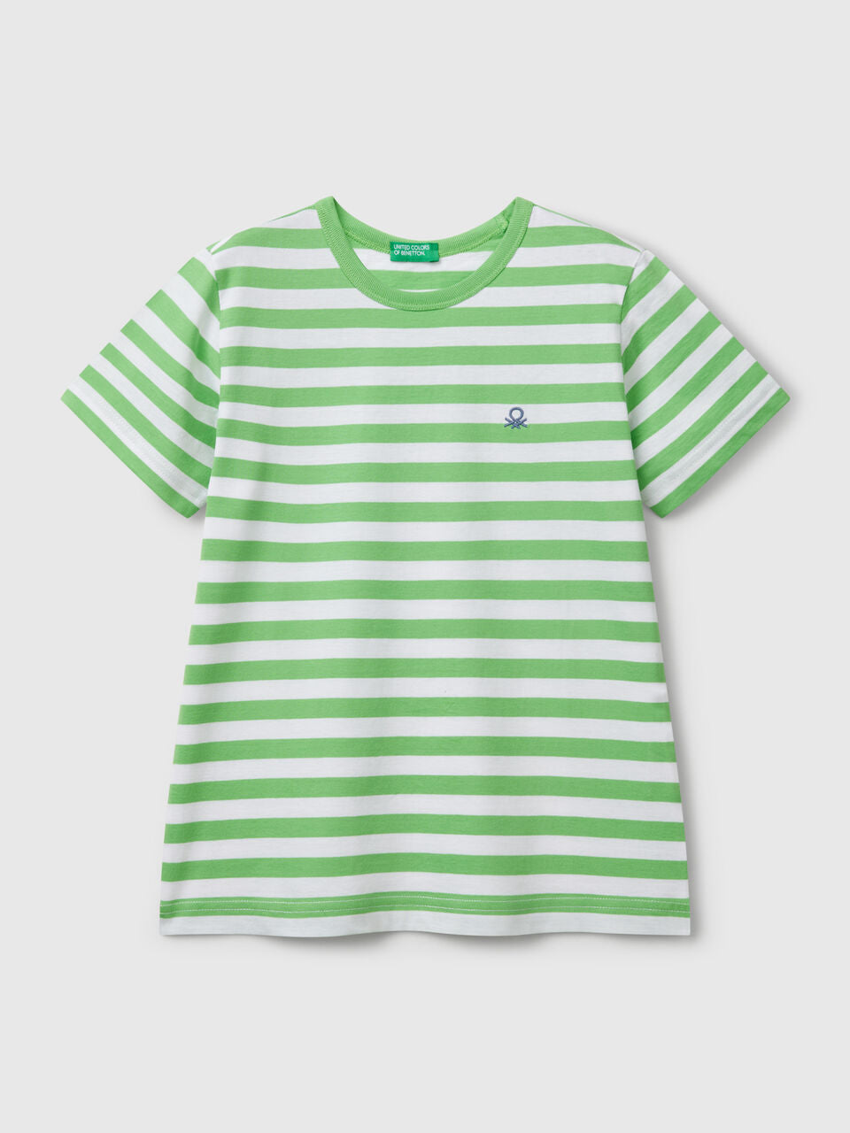 100% COTTON STRIPED T-SHIRT