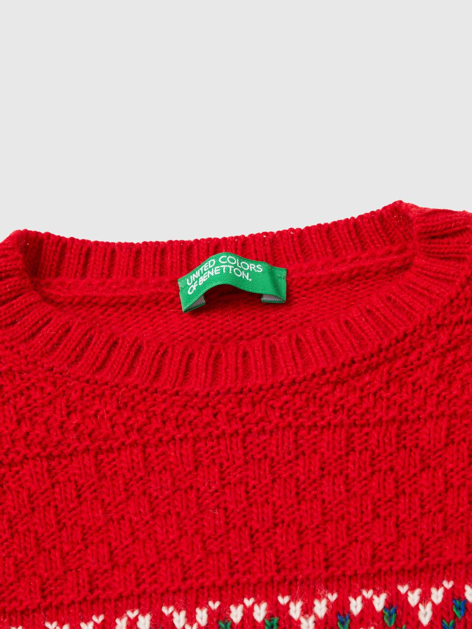 JACQUARD SWEATER IN WOOL BLEND