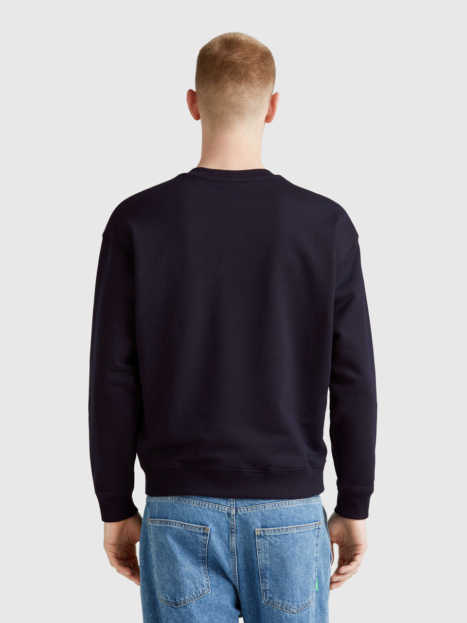 WARM SWEATSHIRT WITH EMBROIDERED LOGO