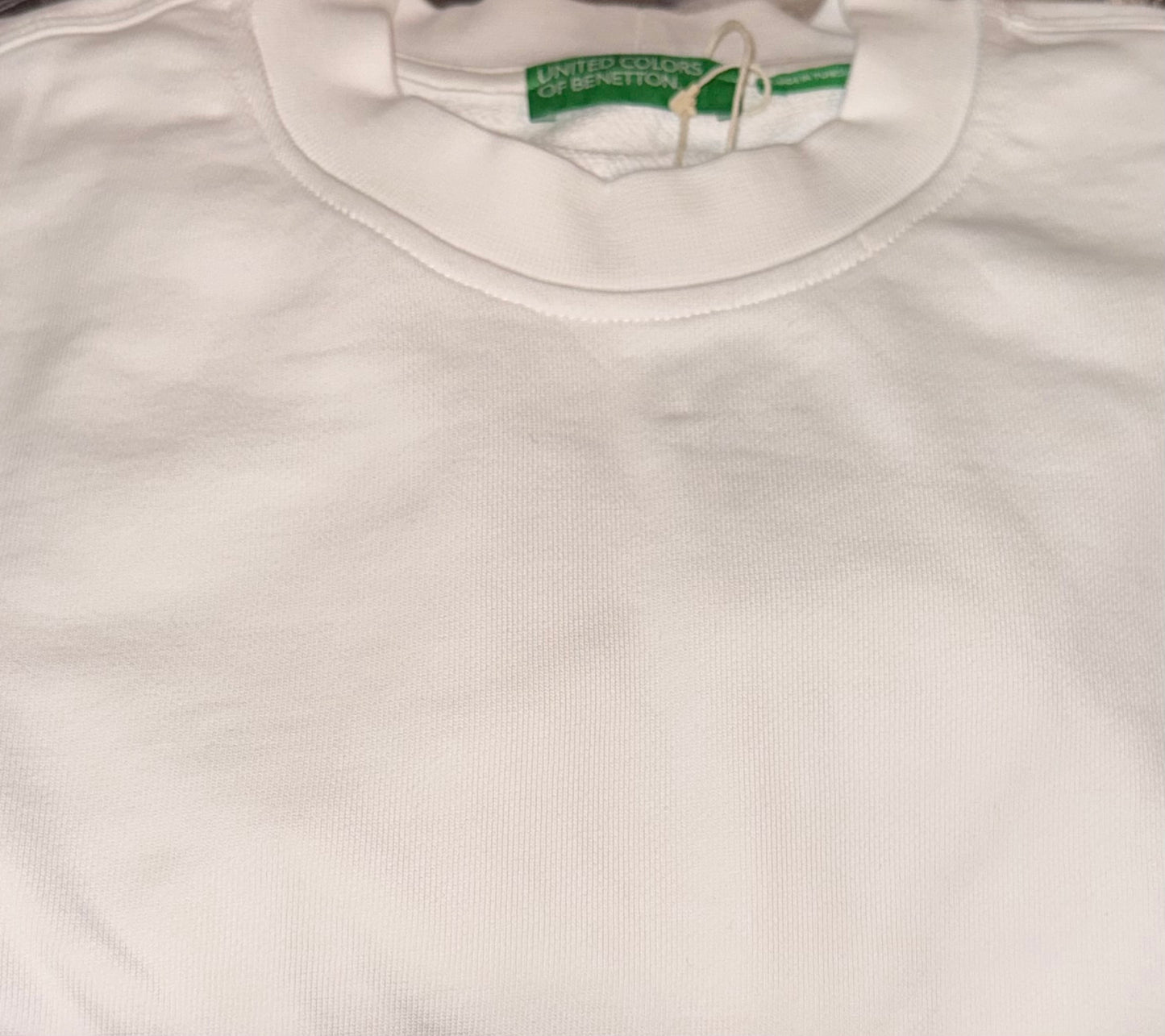 100% COTTON SWEATSHIRT WITH LOGO PRINT