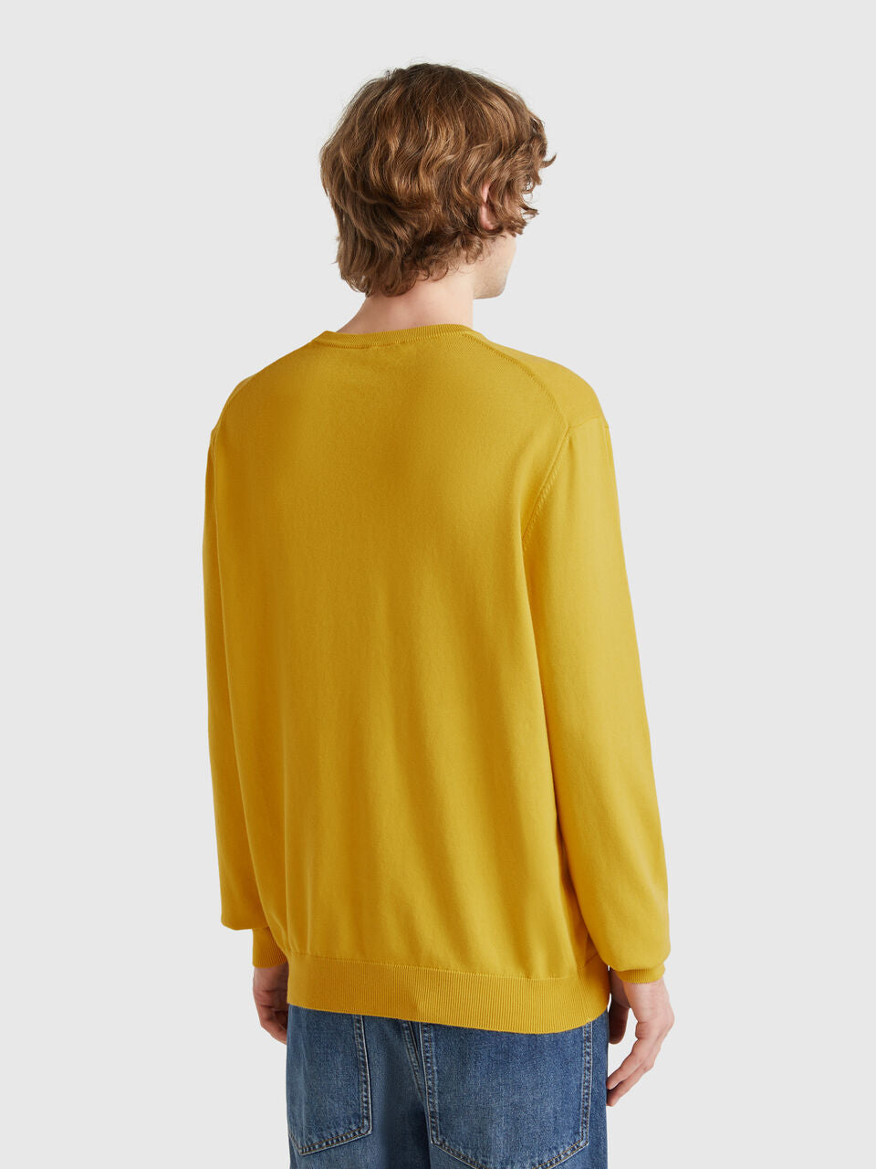 100% COTTON CREW NECK SWEATER