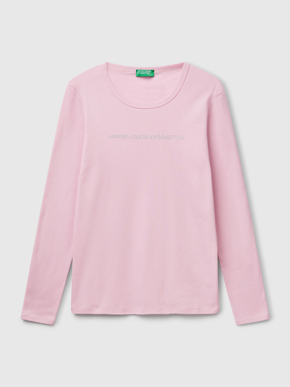 PINK 100% COTTON LONG SLEEVE T-SHIRT