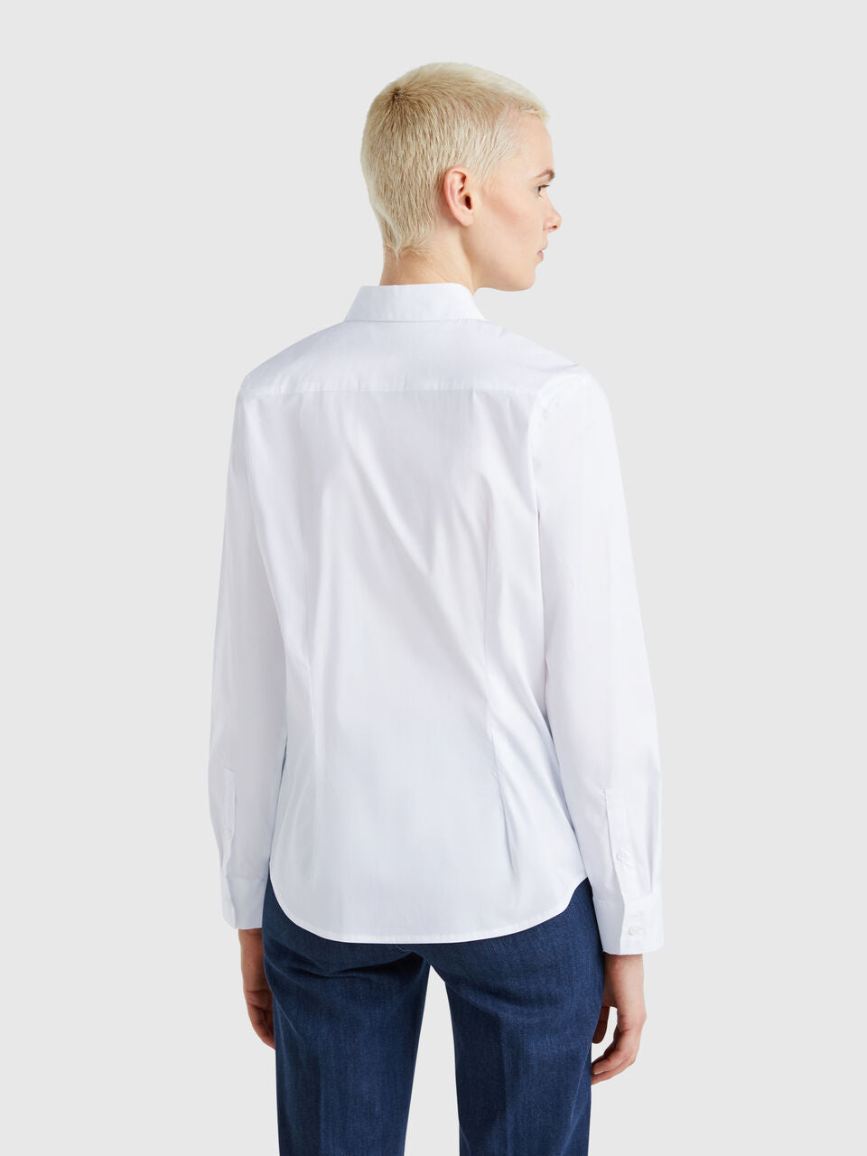 SHIRT IN STRETCH COTTON BLEND