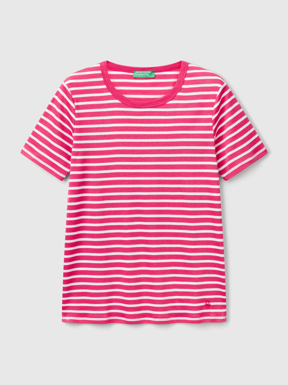 CREW NECK STRIPED T-SHIRT