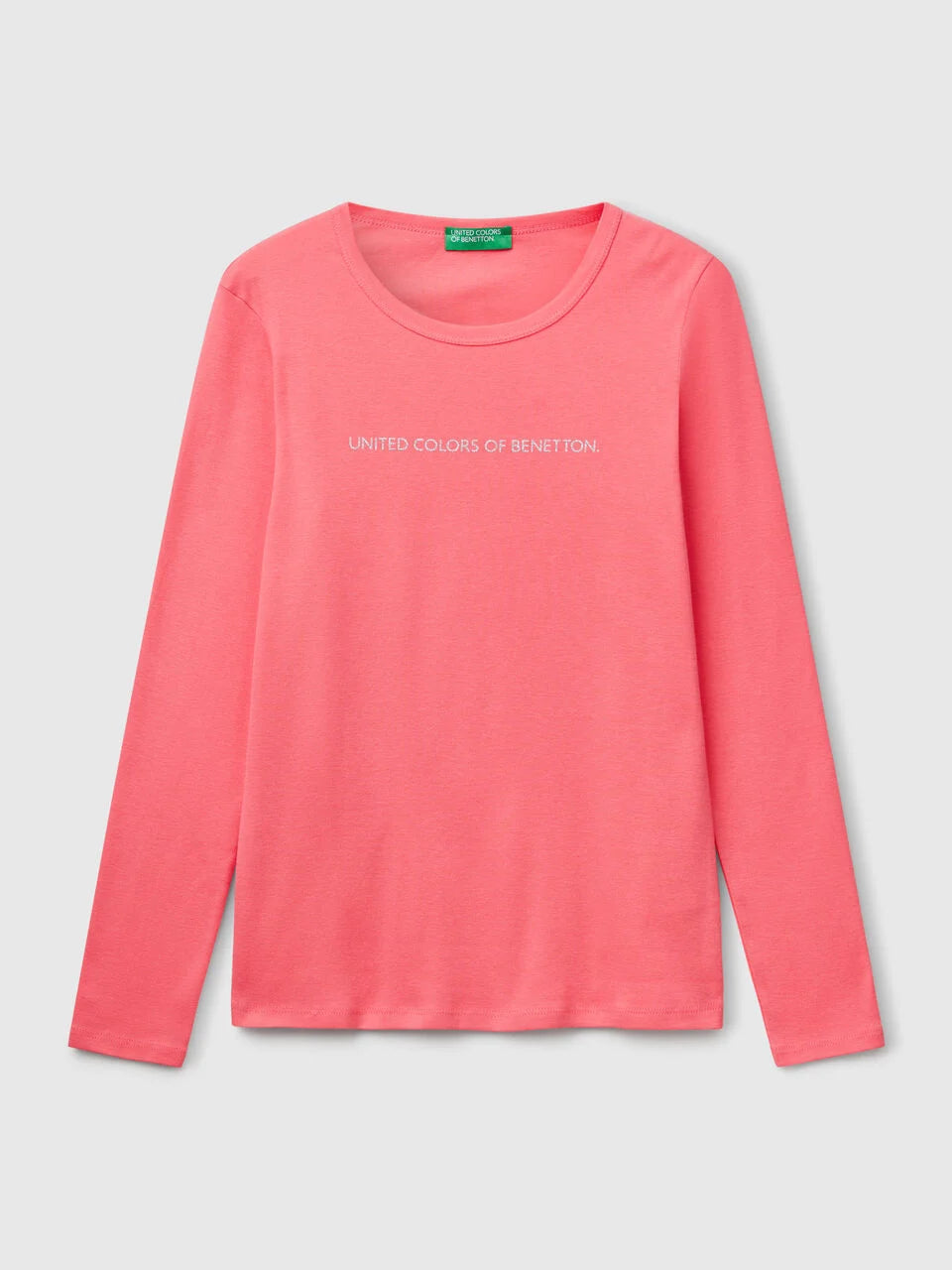 PINK 100% COTTON LONG SLEEVE T-SHIRT