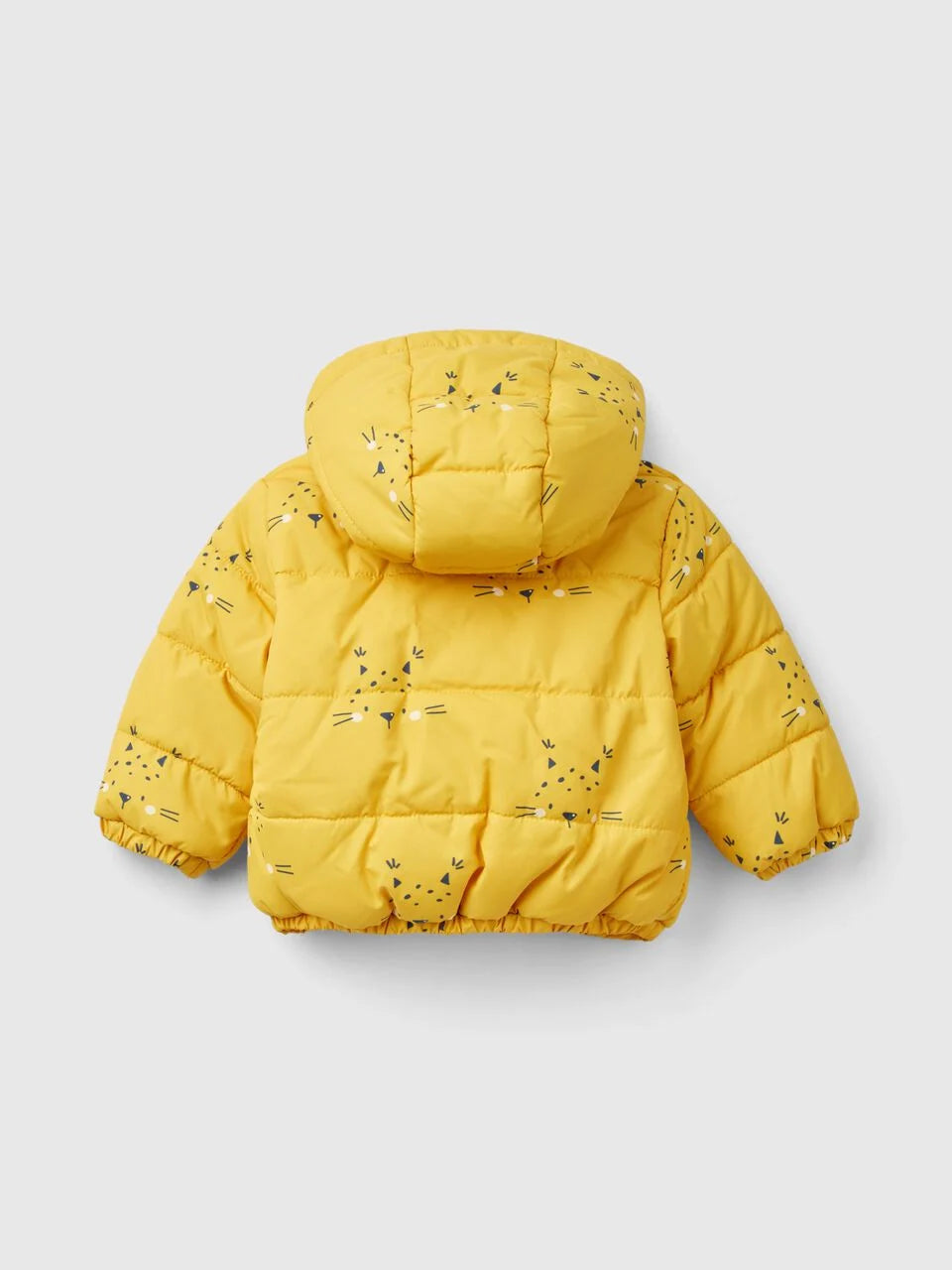 PATTERNED JACKET WITH ZIP AND HOOD