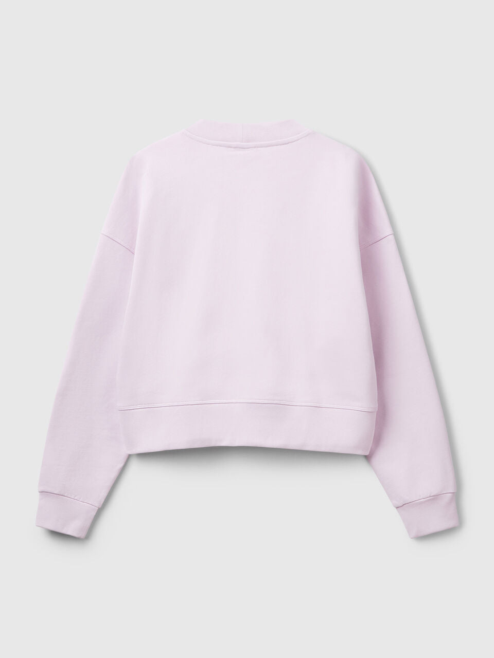 100% COTTON SWEATSHIRT WITH LOGO PRINT