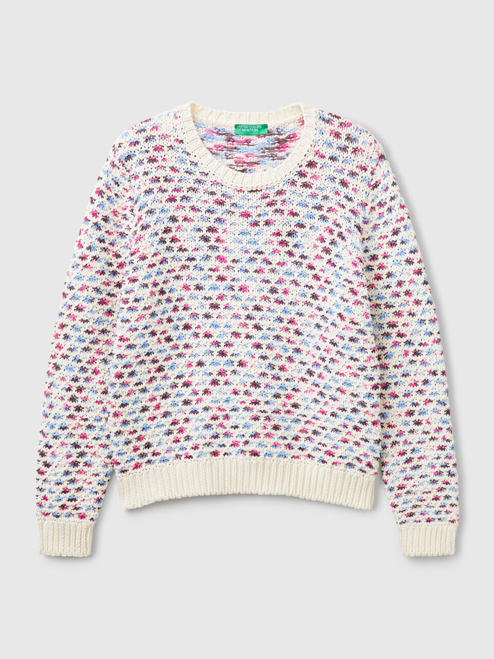 REVERSIBLE SWEATER IN COTTON BLEND